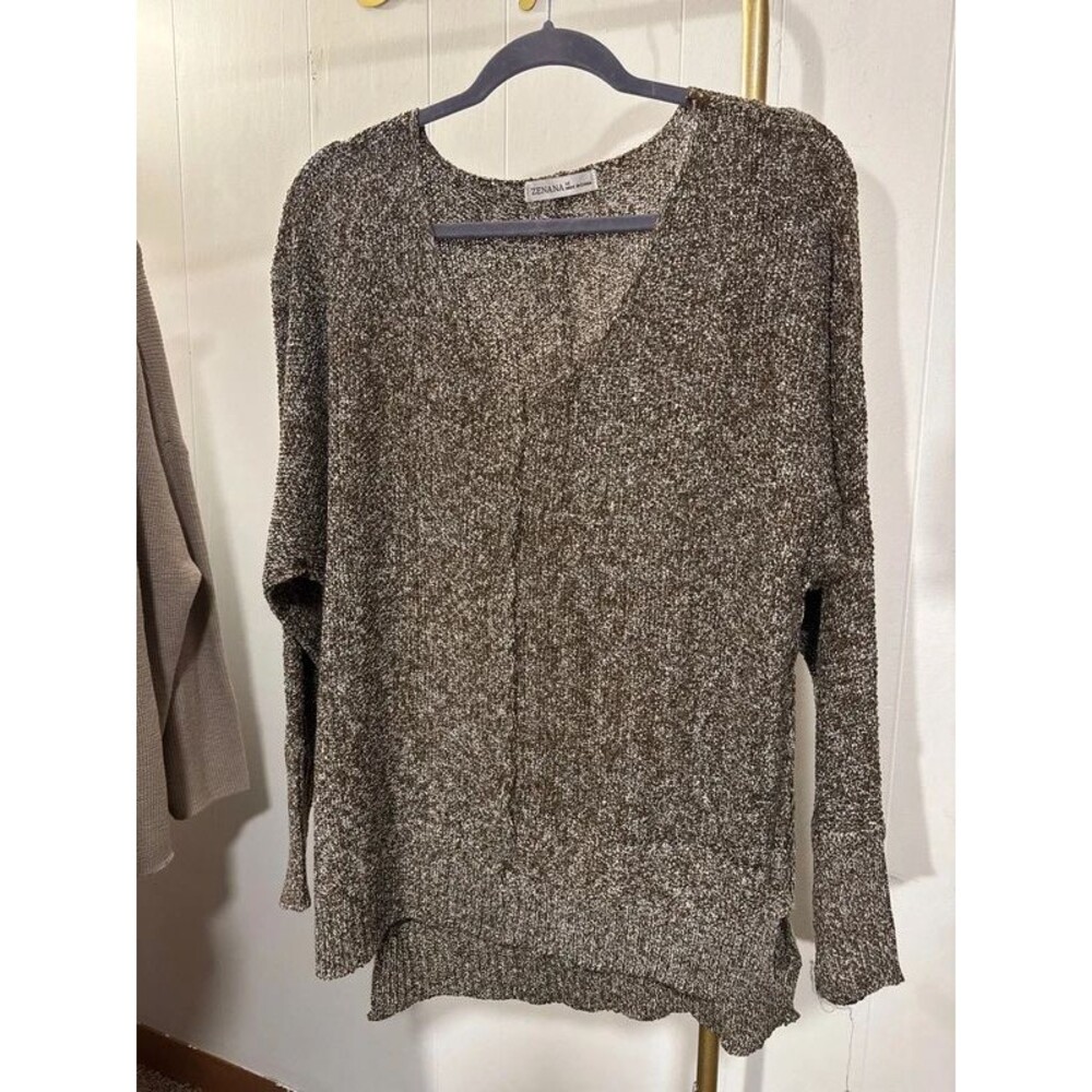 NEW Brown and White Sweater